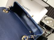 Chanel Small Flap Bag Denim Gold 20cm - 5