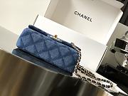 Chanel Small Flap Bag Denim Gold 20cm - 2