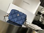 Chanel Denim Camera Bag 14.5x10.5x7cm - 1