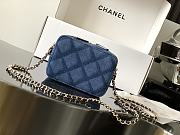 Chanel Denim Camera Bag 14.5x10.5x7cm - 5