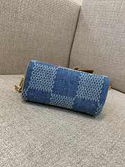 Louis Vuitton LV Nano Speedy Bag Denim 18x12x9cm - 4