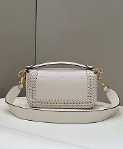 Fendi Baguette Bag Shoulder Bag White 27x15x6cm - 3