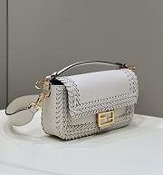 Fendi Baguette Bag Shoulder Bag White 27x15x6cm - 2