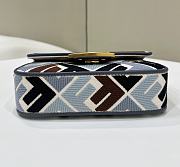 Fendi Baguette Embroidered Shoulder Bag Multicolor 19.5x5x11cm - 6