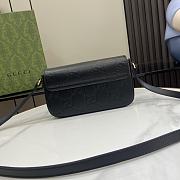 Gucci GG Super Mini Shoulder Bag Black 21x13.5x3cm - 5