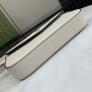 Gucci GG Super Mini Shoulder Bag White 21x13.5x3cm - 6