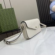 Gucci GG Super Mini Shoulder Bag White 21x13.5x3cm - 5