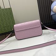 Gucci GG Super Mini Shoulder Bag Purple 21x13.5x3cm - 2