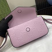 Gucci GG Super Mini Shoulder Bag Purple 21x13.5x3cm - 3