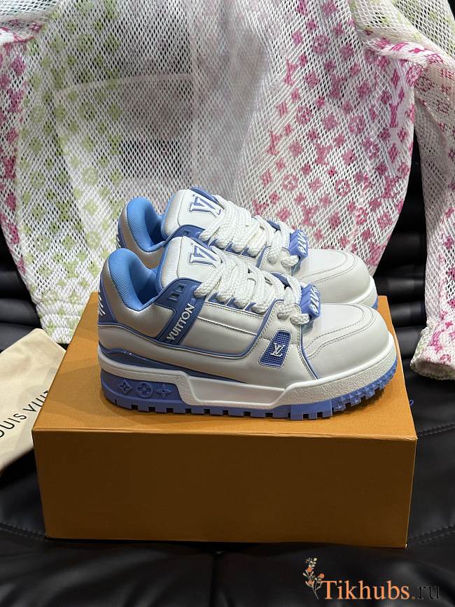 Louis Vuitton LV Trainer Maxi Sneaker Sky Blue - 1