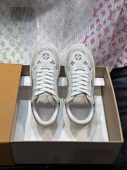 Louis Vuitton LV Stadium White Tweed Sneaker - 4
