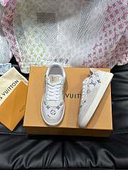 Louis Vuitton LV Stadium White Tweed Sneaker - 2