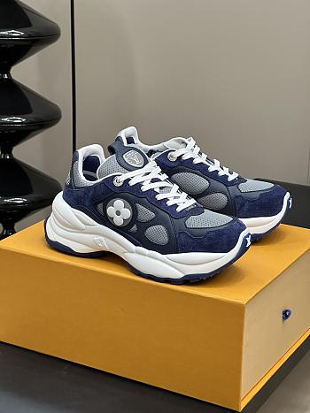 Louis Vuitton LV Run 55 Navy Blue Sneaker
