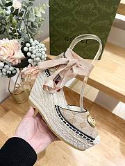 Gucci Matelasse Platform Espadrille - 5