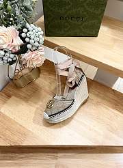 Gucci Matelasse Platform Espadrille - 4