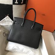 Hermes Birkin 30 Bag Black Togo Gold 30cm - 5