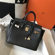 Hermes Birkin 30 Bag Black Togo Gold 30cm - 2