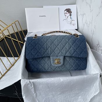 Chanel Medium Flap Bag Denim 25cm