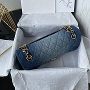 Chanel Medium Flap Bag Denim 25cm - 6