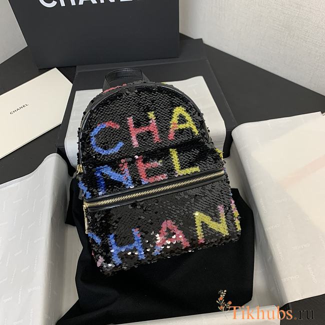Chanel Backpack Black 25x21x15cm - 1