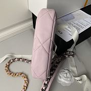 Chanel 19 Clutch Pink Gold Lambskin 20x13x4.5cm - 6