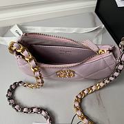 Chanel 19 Clutch Pink Gold Lambskin 20x13x4.5cm - 3