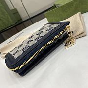 Gucci Luce Mini Wallet Blue 13x9x3cm - 4