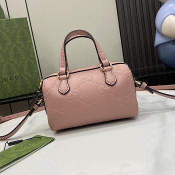 Gucci GG Super Mini Top Handle Bag Pink 16x11x9cm