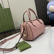 Gucci GG Super Mini Top Handle Bag Pink 16x11x9cm - 5