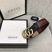 Gucci Double Buckle Web Belt 3.8cm - 4