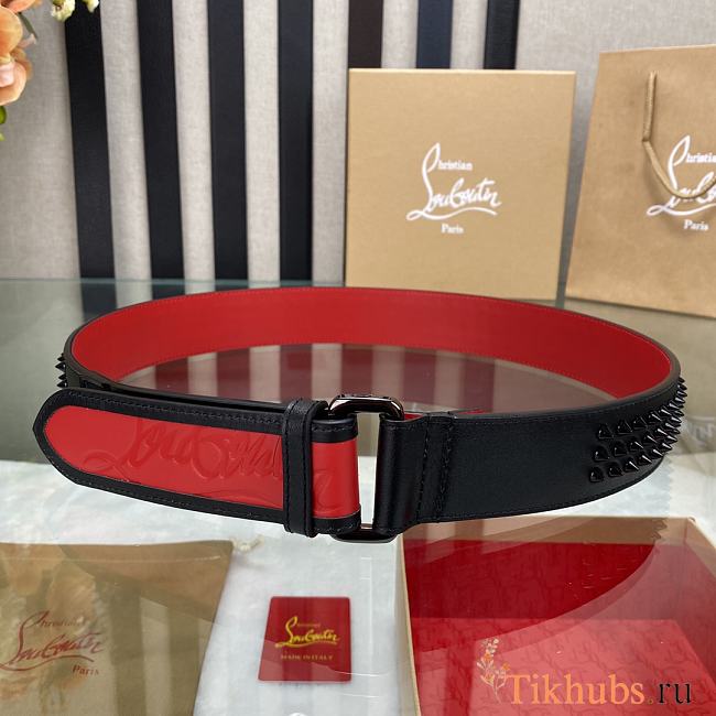 Christian Louboutin Loubi Spike Belt 3.8cm - 1