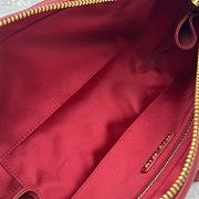 Miu Miu Arcadie Matelassé Nappa Bag Red 27x9x12cm - 2