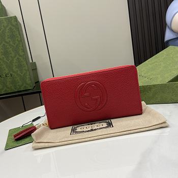 Gucci Wallet Soho Red 19.5x10x2.5cm
