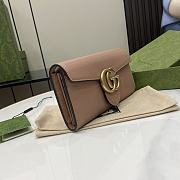 Gucci Wallet Marmont Rose Pink 19.5x10x2.5cm - 4