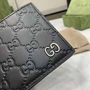 Gucci Wallet Black Fold 11x9cm - 2