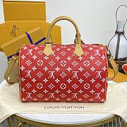 Louis Vuitton LV Speedy P9 Bandoulière 40 Red 40 x 26 x 23 cm - 3