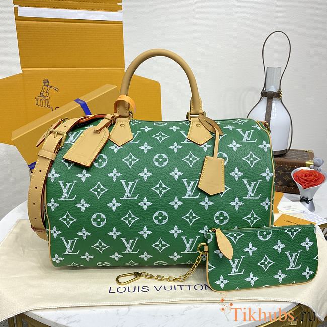 Louis Vuitton LV Speedy P9 Bandoulière 40 Green 40 x 26 x 23 cm - 1