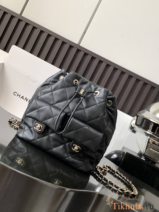 Chanel 23B Duma Backpack Black 22x21x13cm - 1