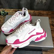 Balenciaga Triple S Pink White Sneaker - 4