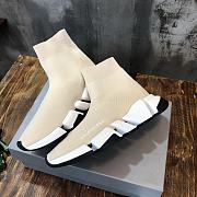 Balenciaga Speed 2.0 Lace-Up Sneaker Beige - 3