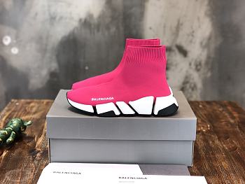 Balenciaga Speed 2.0 Lace-Up Sneaker Pink