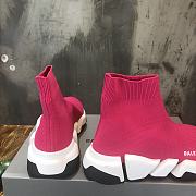 Balenciaga Speed 2.0 Lace-Up Sneaker Pink - 5