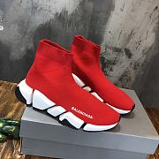 Balenciaga Speed 2.0 Lace-Up Sneaker Red - 5