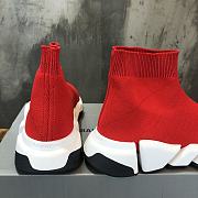 Balenciaga Speed 2.0 Lace-Up Sneaker Red - 3