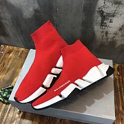 Balenciaga Speed 2.0 Lace-Up Sneaker Red - 4