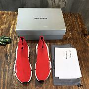 Balenciaga Speed 2.0 Lace-Up Sneaker Red - 2