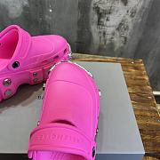 Balenciaga Platform Crocs Pink - 5