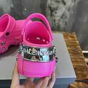 Balenciaga Platform Crocs Pink - 4