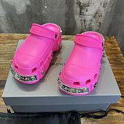 Balenciaga Platform Crocs Pink - 2