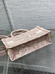 Dior Book Tote Pink Bag 21.5x13x7.5cm - 2